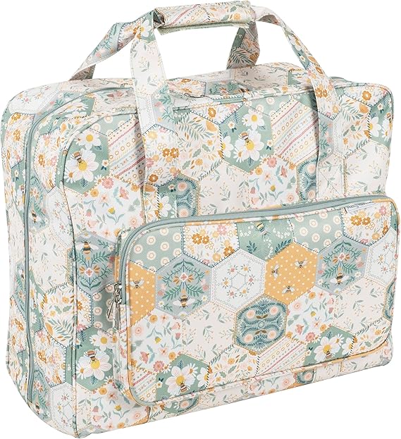 Hobby Gift Sewing Machine Bag Patchwork Bee