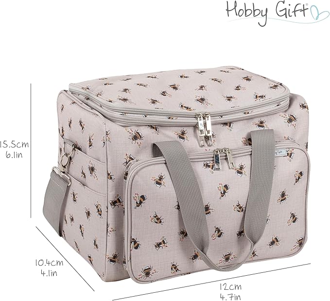 Hobby Gift Craft & Yarn Portable Storage Organiser: Bee
