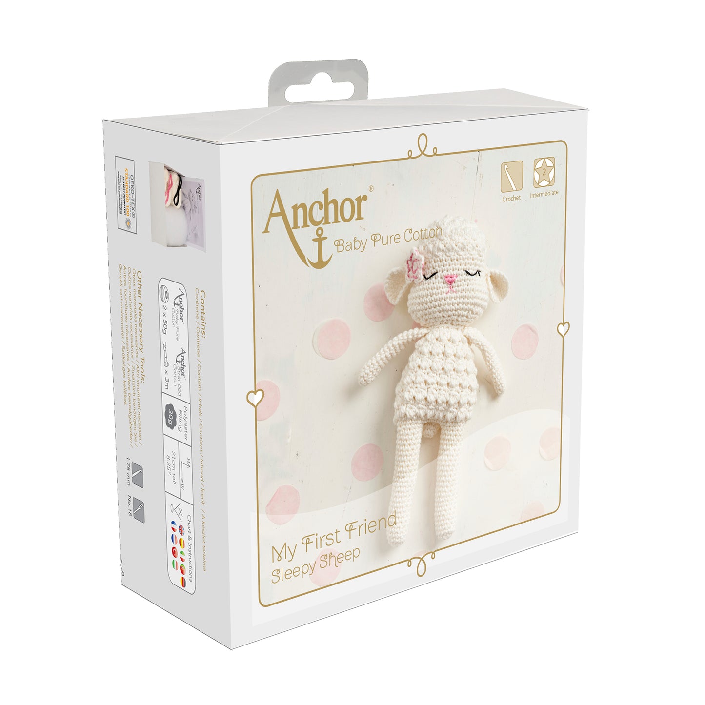 Anchor Crochet Kit: Baby Pure Cotton: Amigurumi Sheep