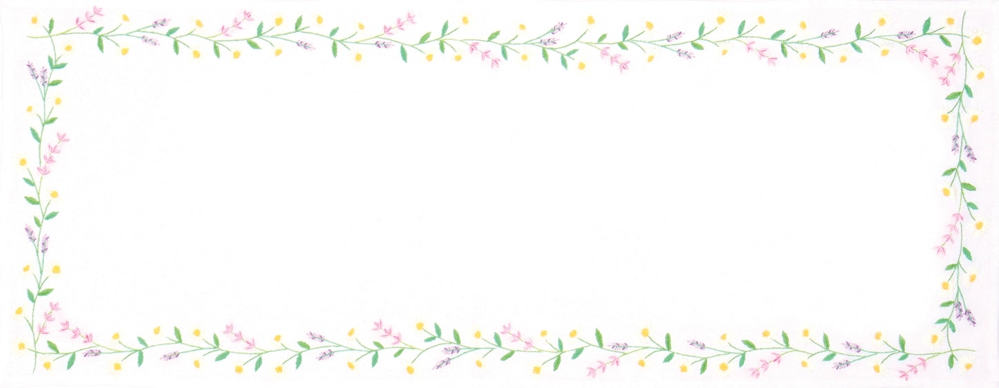 Trimits Embroidery Kit: Table Runner: Daisy Chain