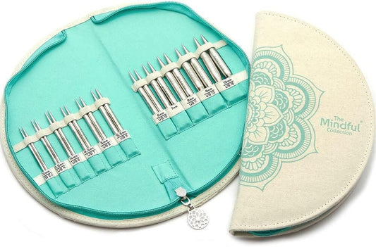 KnitPro Knitting Pin Set Circular Interchangeable (10cm) The Mindful Collection: Warmth