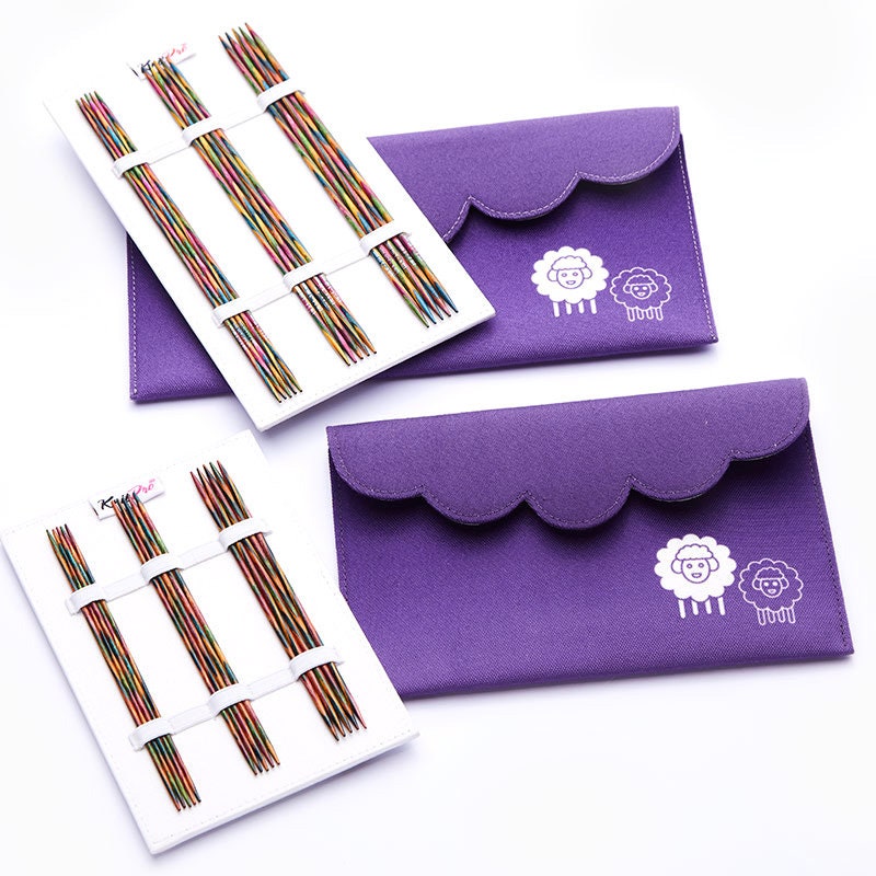 KnitPro Symfonie Wood Double Pointed Needle Set 20cm