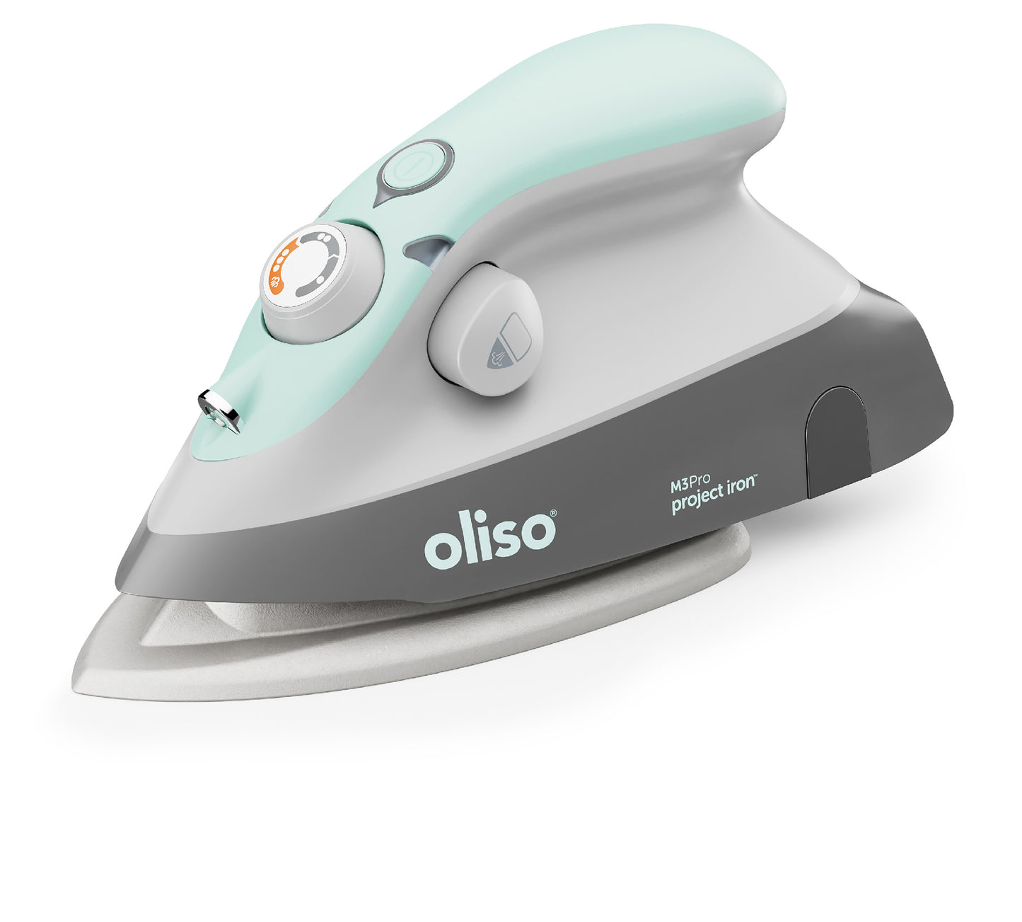 Oliso M3Pro Mini Project Iron – Compact Size Steam Iron with LED Light for Textiles, Clothes, Sewing, Quilting and Crafts