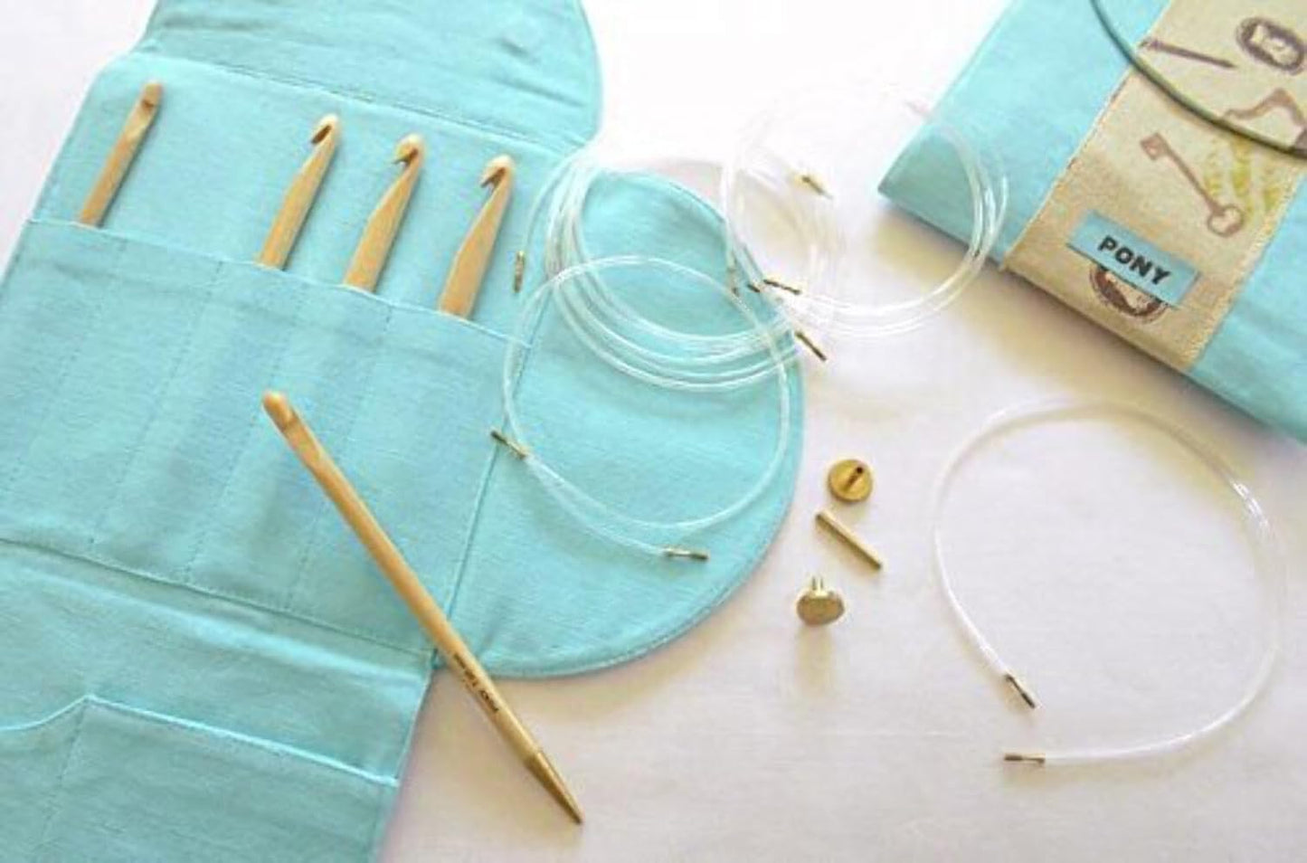 Pony Crochet Hook Set Interchangeable Absolute Maple 15cm