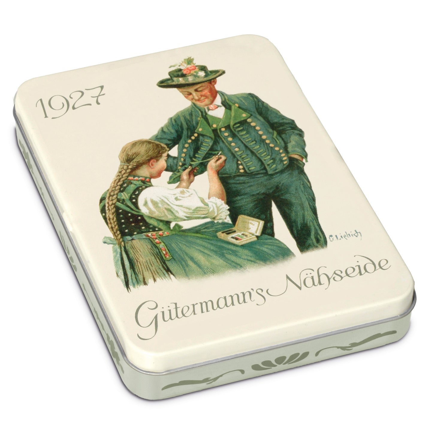 Gutermann Thread Storage Tin: Nostalgic '1927': Sew-All: 8 x 100m: Pastel Shades