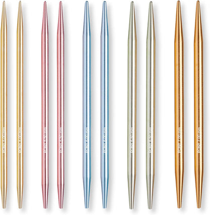 Pony Knitting Pins Circular Interchangeable Colour Set: 14cm x 5.00 - 7.00mm