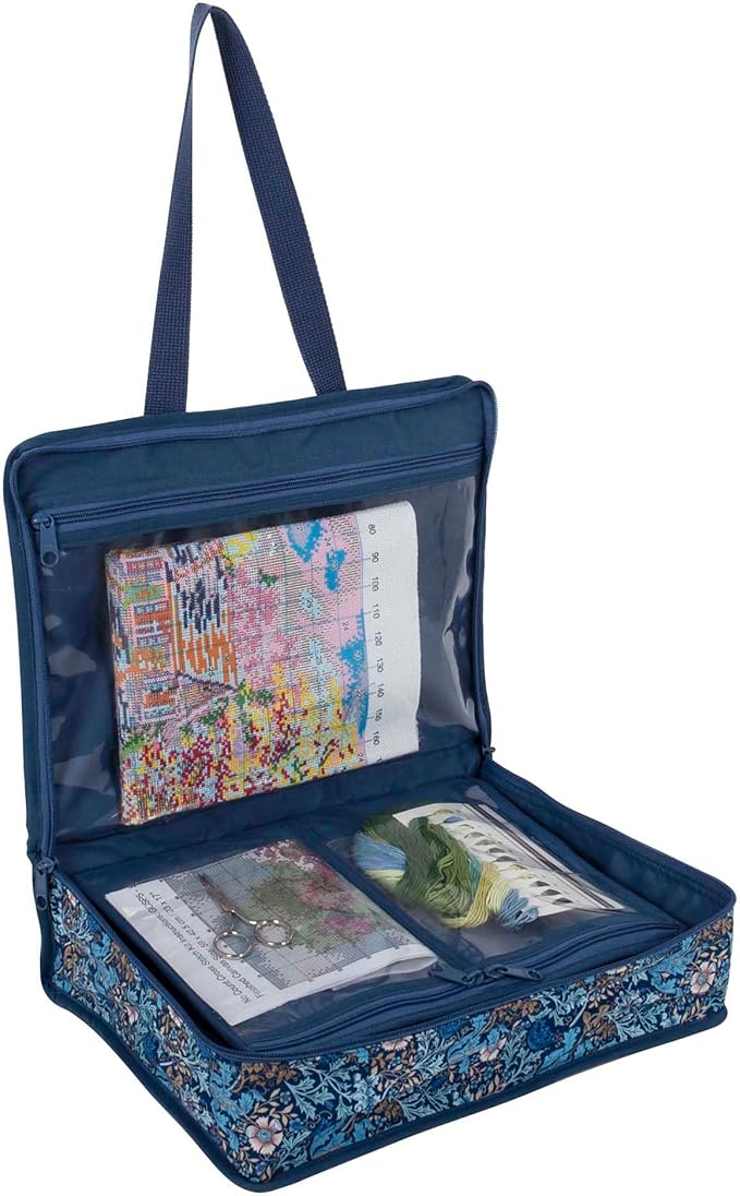 Hobby Gift Project/Craft Bag All-In-One Soft Woodblock Floral
