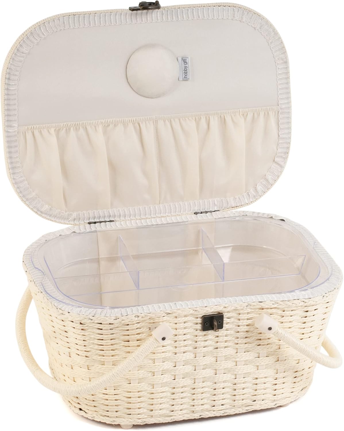 Hobby Gift Sewing Box (L) Wicker Basket Morris Lemons