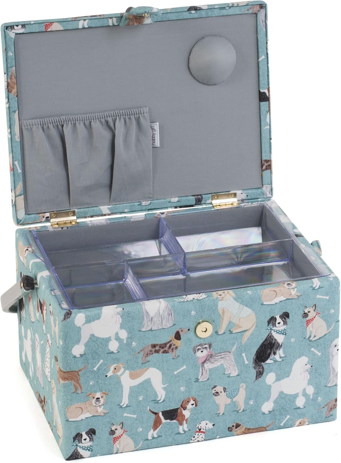 Hobby Gift Sewing Box (L): Dogs