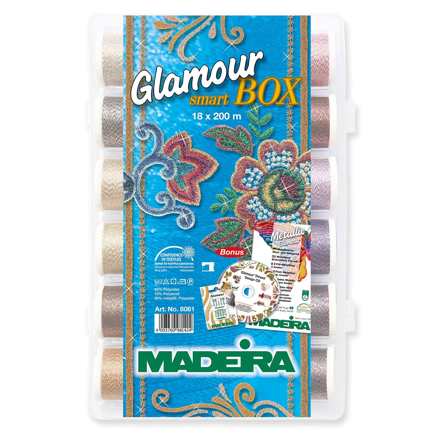 Madeira Smartbox Glamour No.12: 18 x 200m: Spools