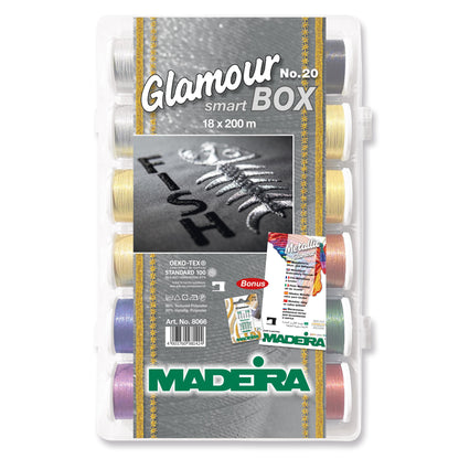 Madeira Box Glamour No.20: 18 x 200m: Spools