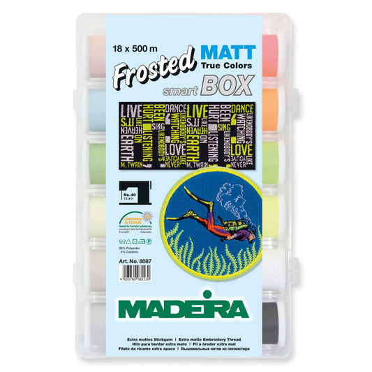 Madeira Smartbox Frosted Matt No.40; 40 x 500m: 18 x 500m