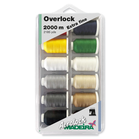 Madeira Box Aerolock No.180 :12 Solid Colour Miniking Spools