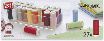Gutermann Thread Set Sew-All 100m: Pack of 27