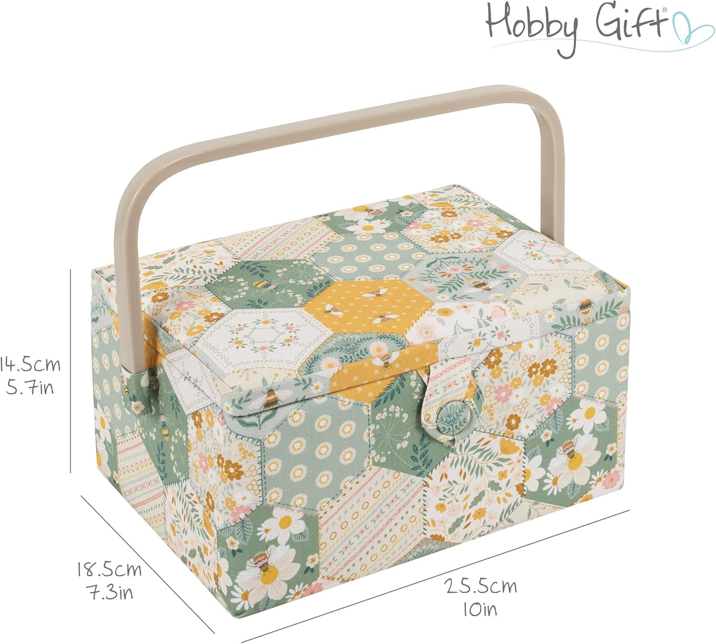 Hobby Gift Sewing Box (M) Patchwork Bee