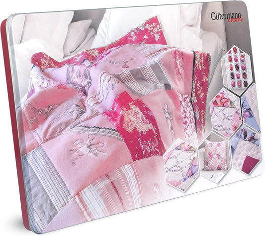 Gutermann Thread Storage Tin: Natural Cotton C. No.50: 48 x 100m: Assorted