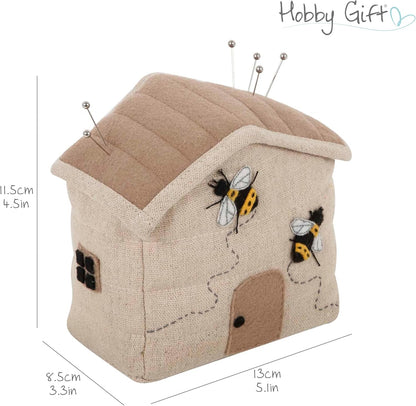 Hobby Gift Pincushion House Applique: Bee