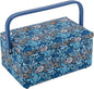 Hobby Gift Sewing Box (M) Woodblock Floral