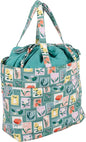 Hobby Gift Craft Bag (L) Drawstring Embroidered Stamps