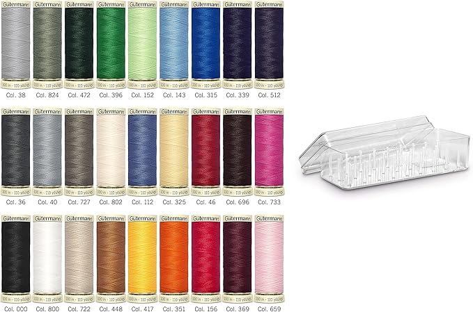 Gutermann Thread Set Sew-All 100m: Pack of 27