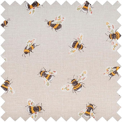 Hobby Gift Project or Craft Bag with Embroidery Hoop Storage Soft: Bee