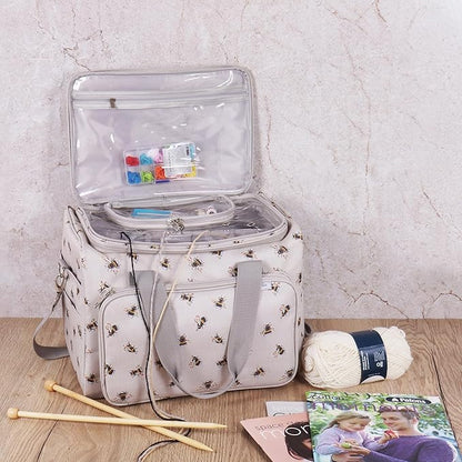Hobby Gift Craft & Yarn Portable Storage Organiser: Bee