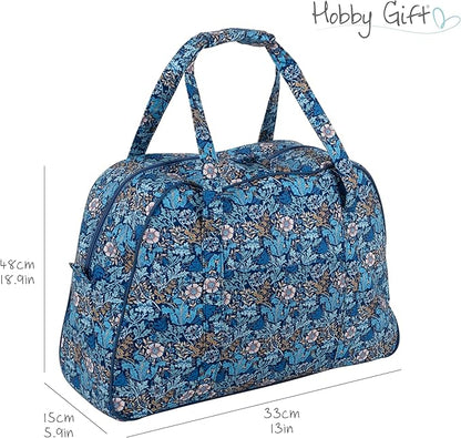 Hobby Gift Sewing Machine Bag Woodblock Floral