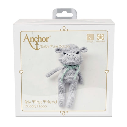 Anchor Crochet Kit: Baby Pure Cotton: Amigurumi Hippo