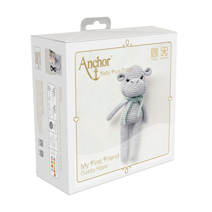 Anchor Crochet Kit: Baby Pure Cotton: Amigurumi Hippo
