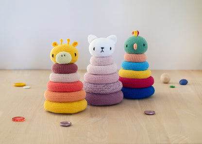 Anchor Crochet Kit: Stacking Toy: Parrot