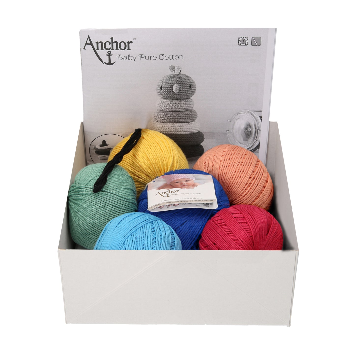 Anchor Crochet Kit: Stacking Toy: Parrot
