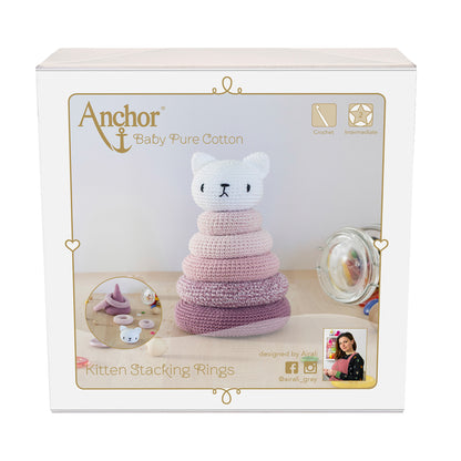 Anchor Crochet Kit: Stacking Toy: Kitten
