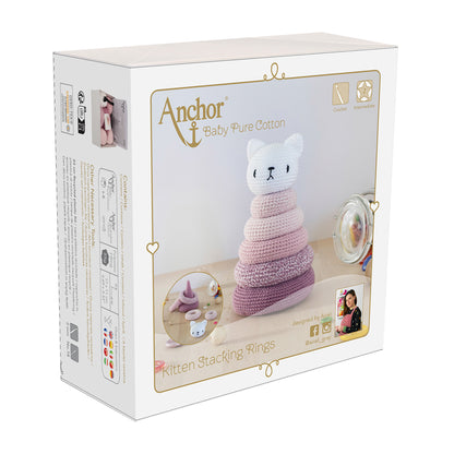 Anchor Crochet Kit: Stacking Toy: Kitten