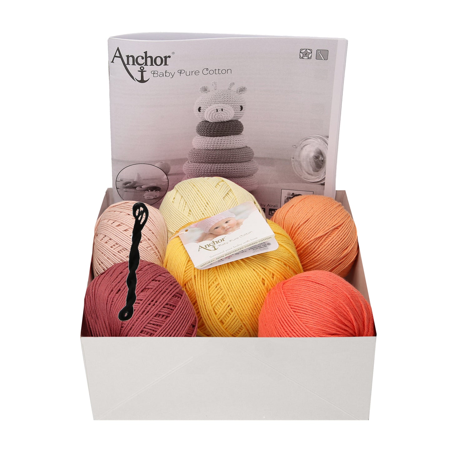 Anchor Crochet Kit: Stacking Toy: Giraffe