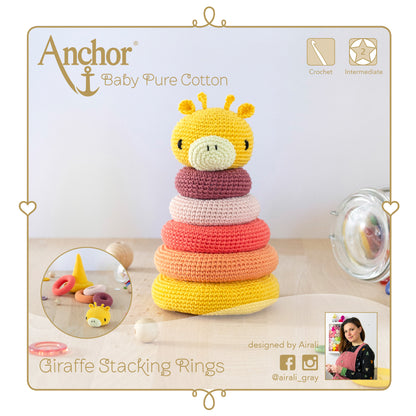 Anchor Crochet Kit: Stacking Toy: Giraffe