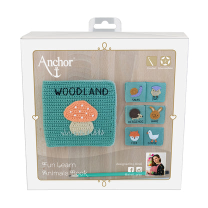 Anchor Crochet Kit Quiet Book: Animals