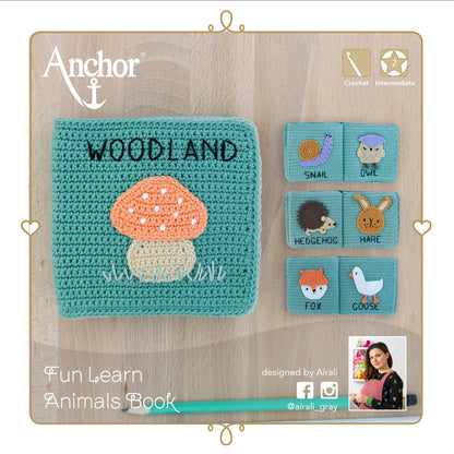 Anchor Crochet Kit Quiet Book: Animals