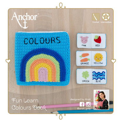 Anchor Crochet Kit Quiet Book: Colours