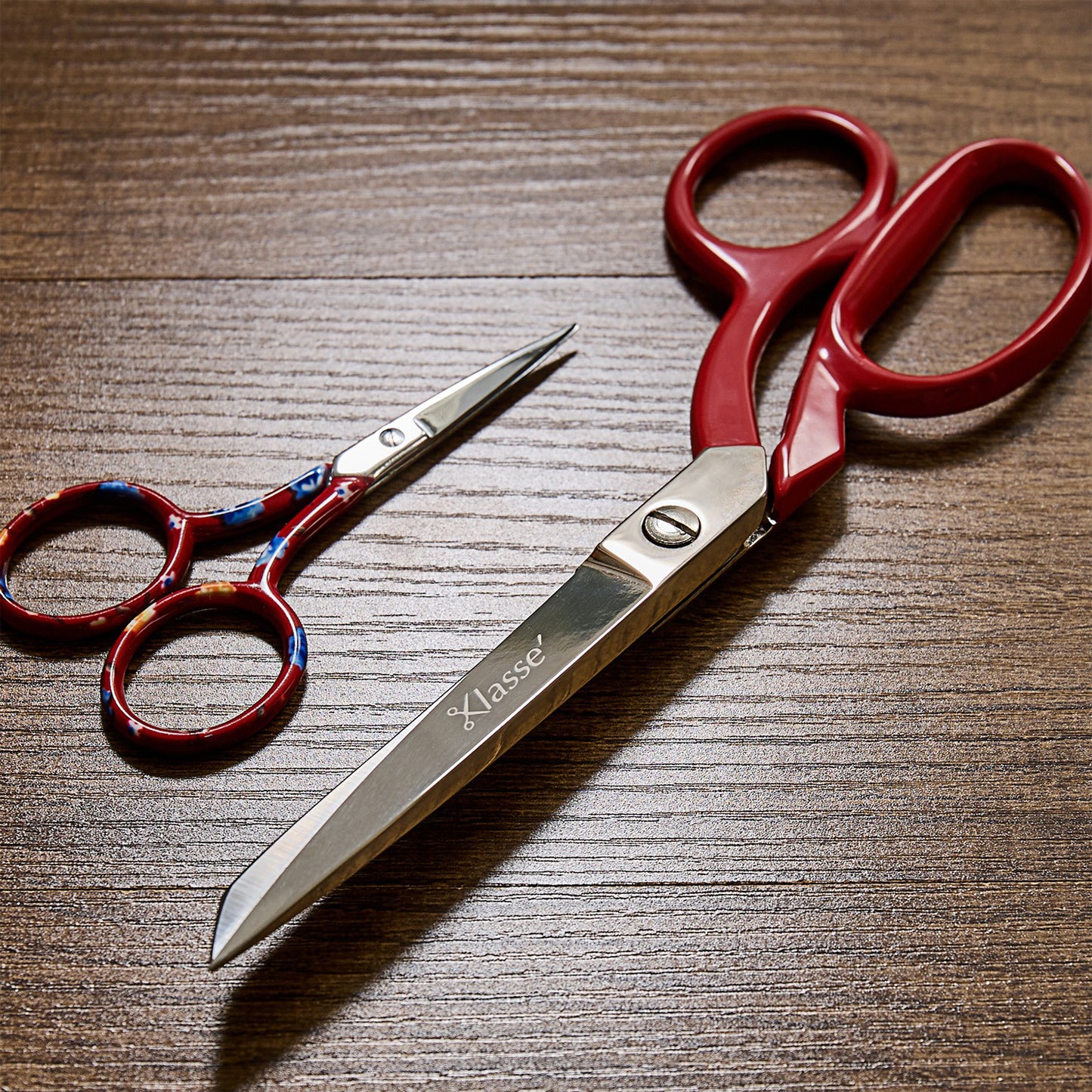 Klasse Scissors Dressmaker's Shears 21cm and Embroidery Scissors, 10cm: Italian Made: Gift Set