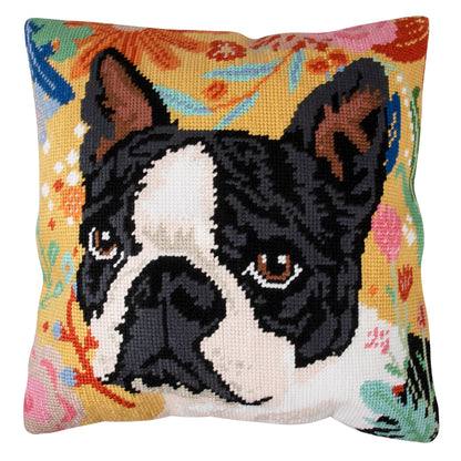 Trimits Half Stitch / Tapestry Kit: Cushion: Dog
