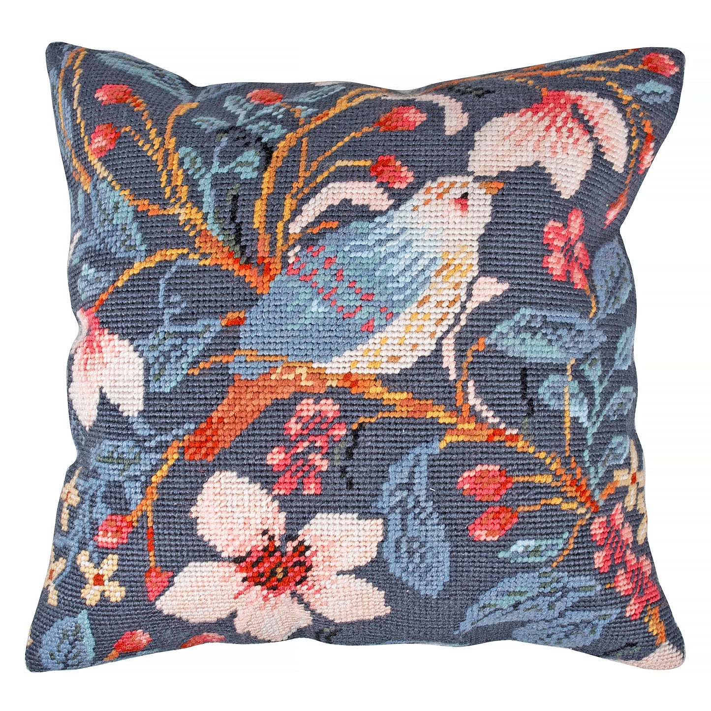 Trimits Half Stitch / Tapestry Kit Cushion: Magnolia Bird