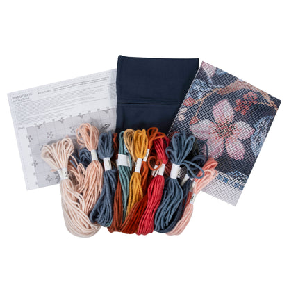 Trimits Half Stitch / Tapestry Kit Cushion: Magnolia Bird