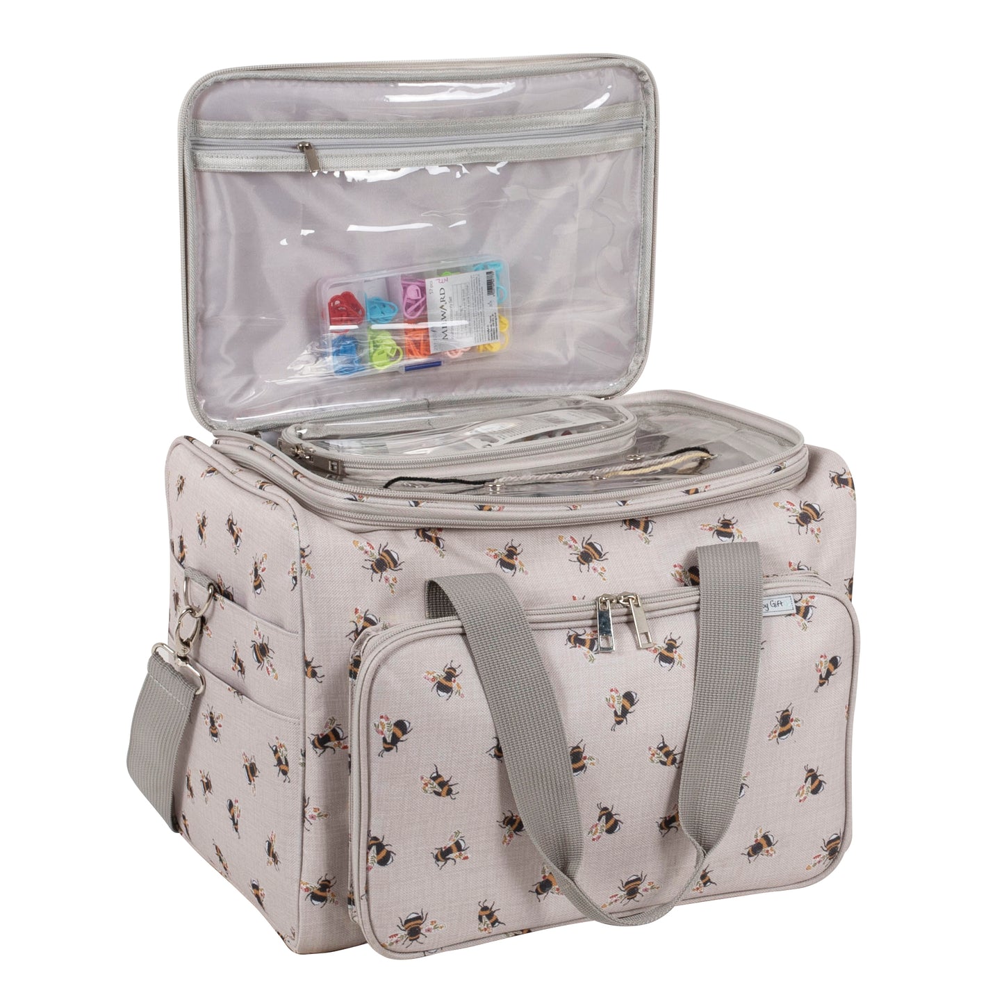 Hobby Gift Craft & Yarn Portable Storage Organiser: Bee