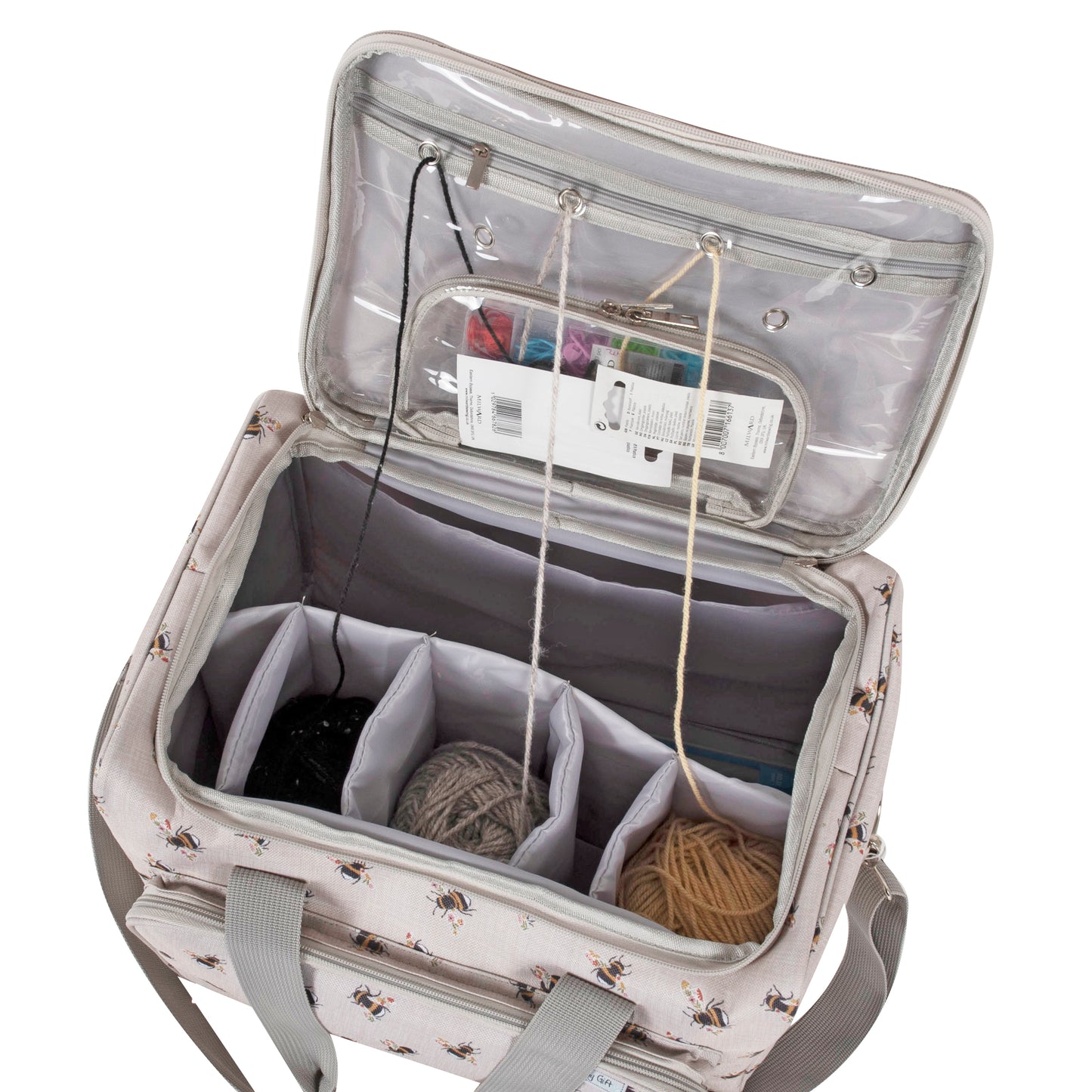 Hobby Gift Craft & Yarn Portable Storage Organiser: Bee