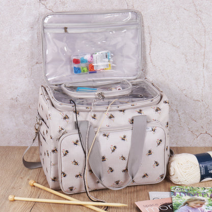 Hobby Gift Craft & Yarn Portable Storage Organiser: Bee