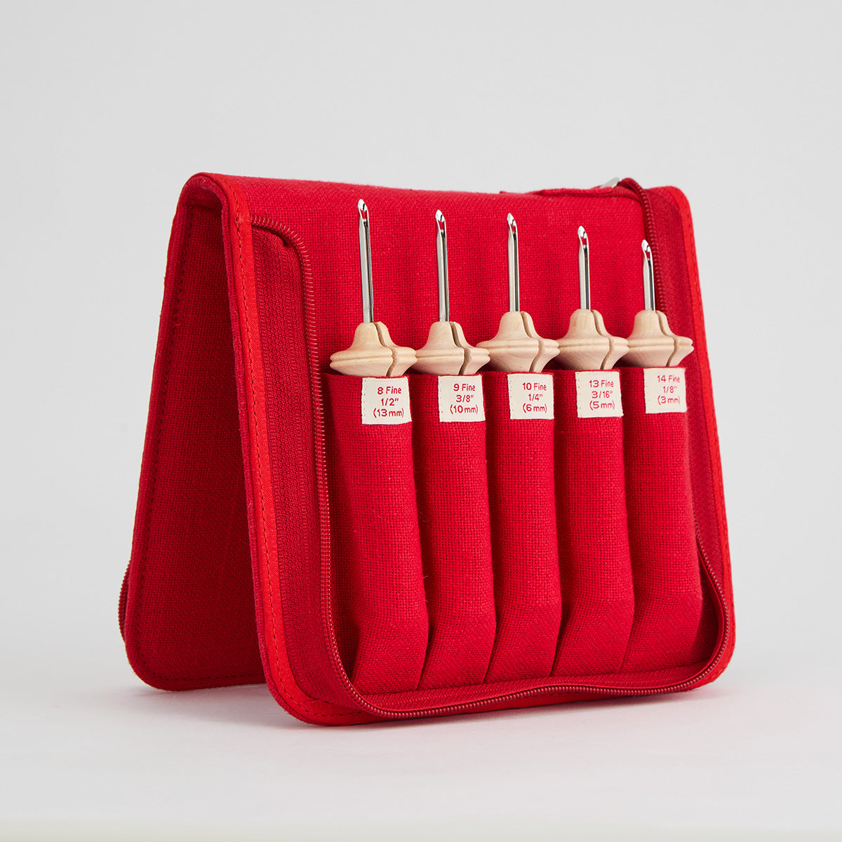 The Oxford Company Punch Needle Set: Natural Wood: Fine: Set of 5