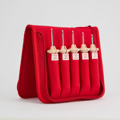 The Oxford Company Punch Needle Set: Natural Wood: Fine: Set of 5