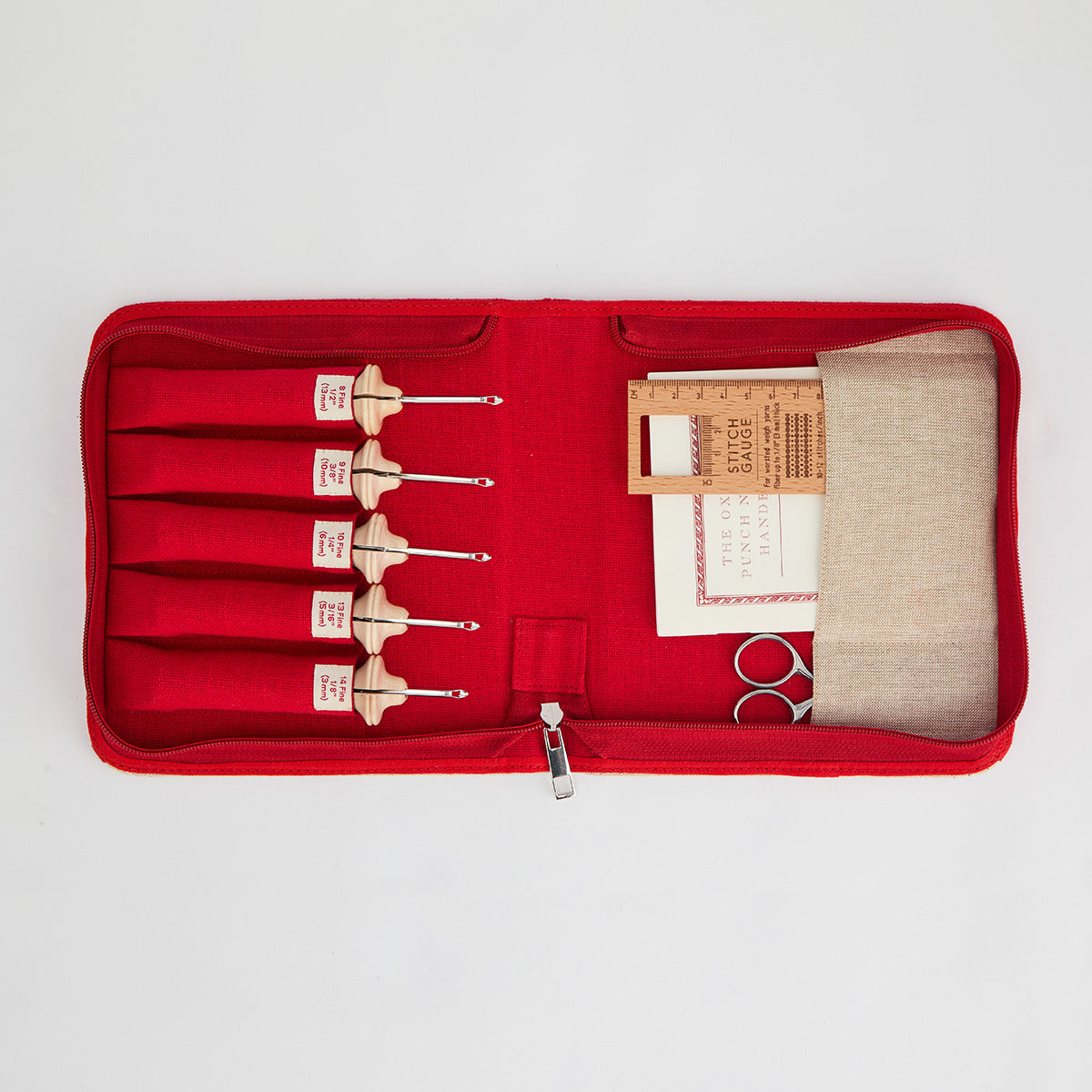 The Oxford Company Punch Needle Set: Natural Wood: Fine: Set of 5