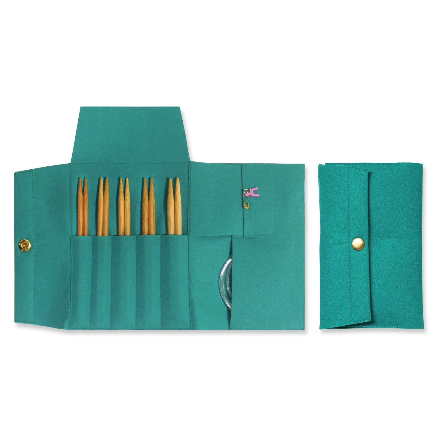 Pony Knitting Pins Circular Interchangeable Bamboo Set: Assorted Sizes