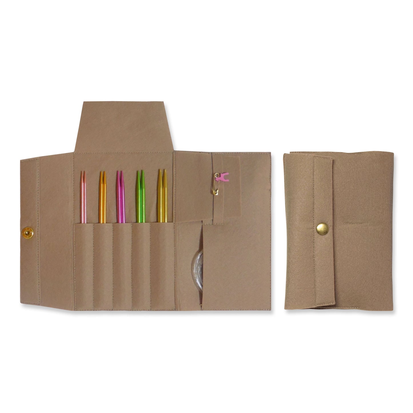 Pony Knitting Pins Circular Interchangeable Colour Set: 14cm x 3.00 - 5.00mm